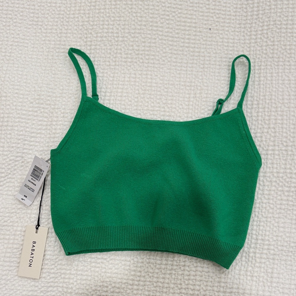 Babaton Vibrant Green Knit Tank